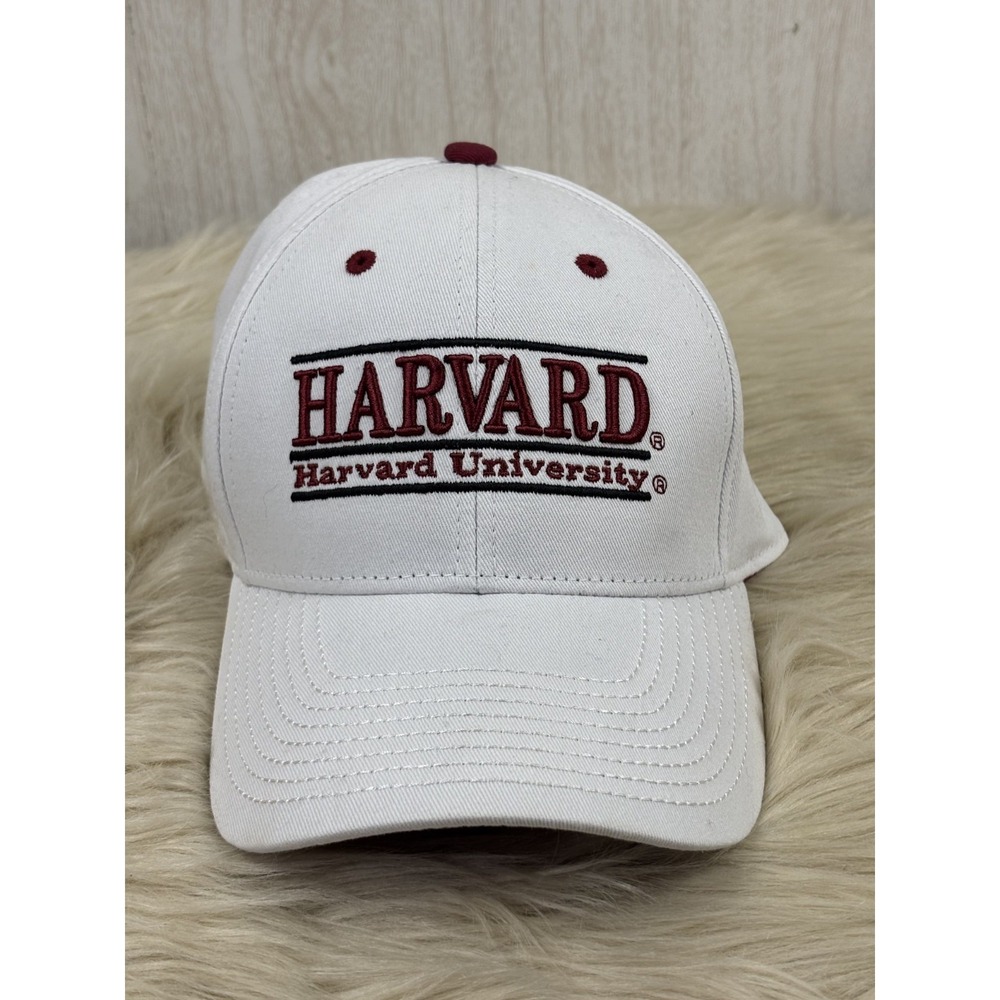 Harvard University The Game Snapback Hat White Cotton‎ Adjustable NWT NCAA